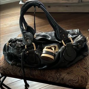 Chloe Paddington Shoulder Bag (black)